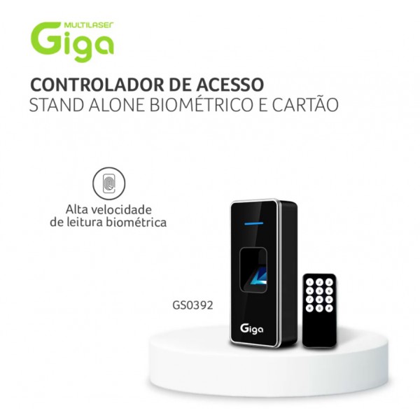 Controlador de acesso biometrico e cartão - Multilaser