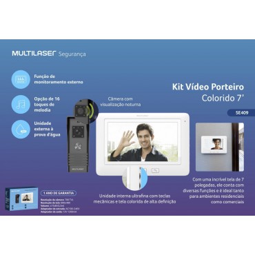 Kit Video Porteiro c...