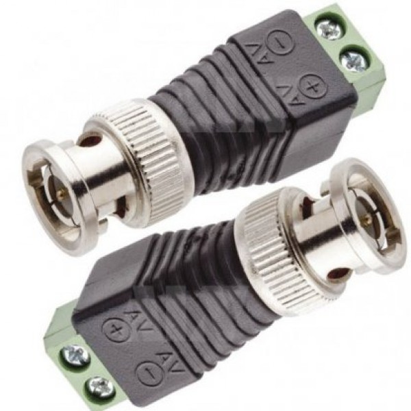 Conector BNC macho com borne