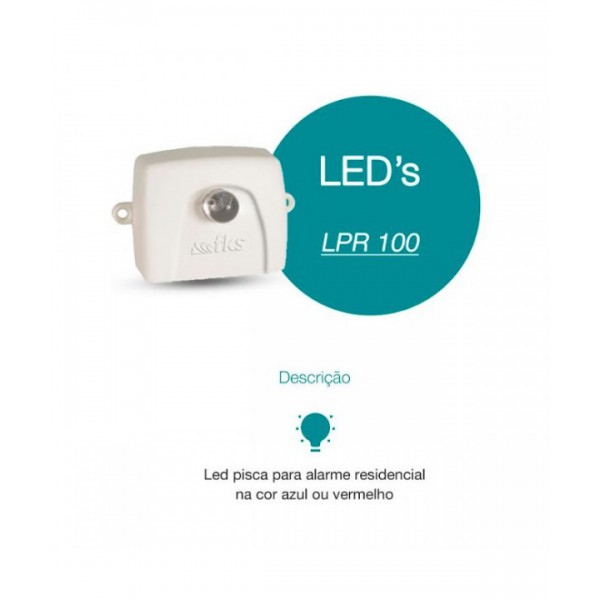 Led pisca 12Volts FKS Vermelho – LPR-100