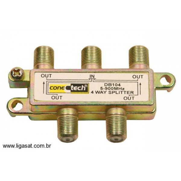 Divisor de baixa 1/4 ( 5 ~ 900 Mhz )