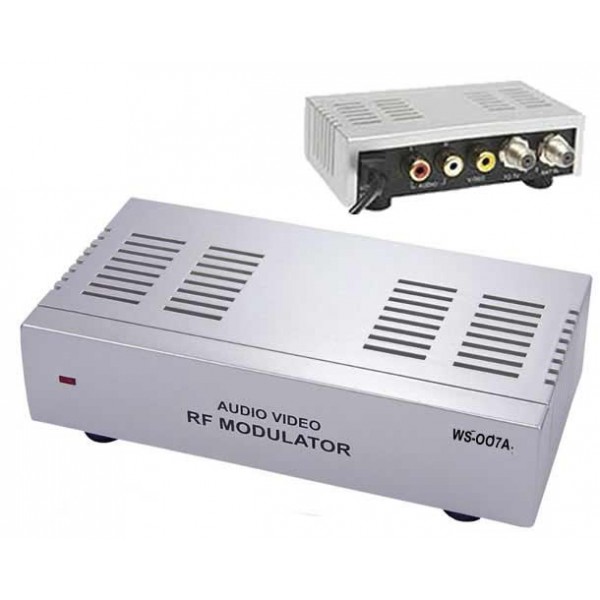 Modulador de audio e video canal 3 ( prata )