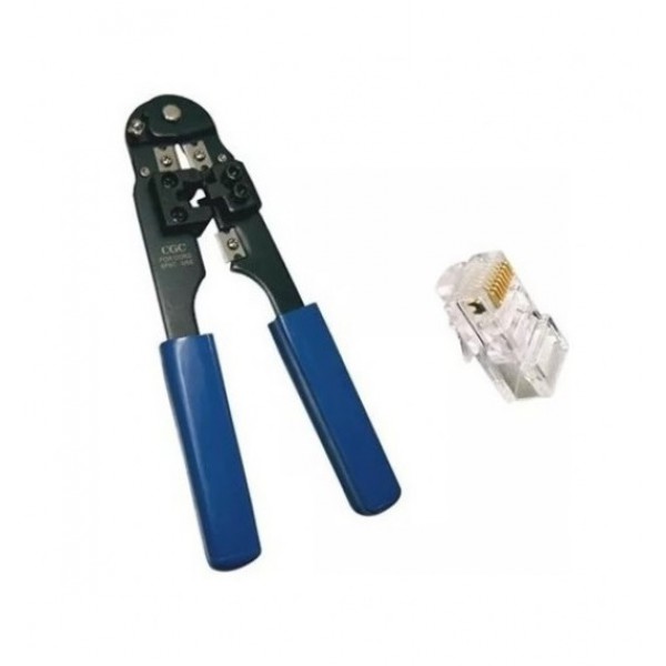 Alicate para crimpar plug RJ-11