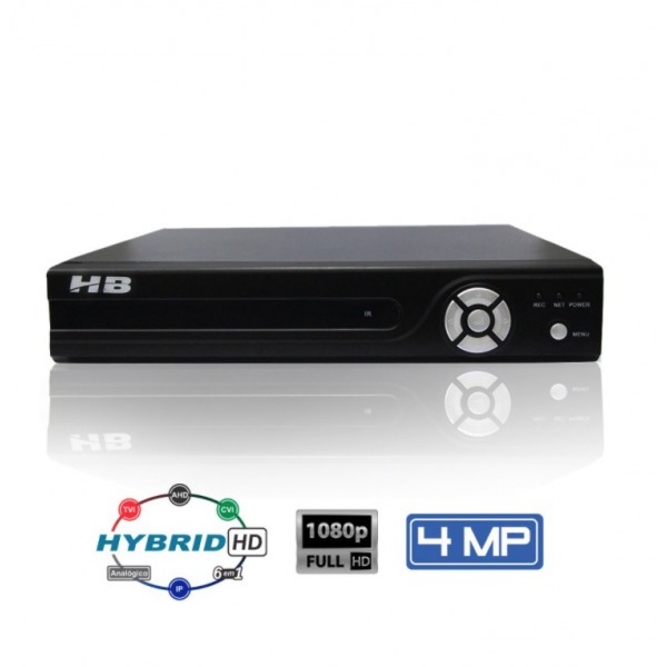 DVR XVR-6308 HB 8 canais Detecção facial 1080P